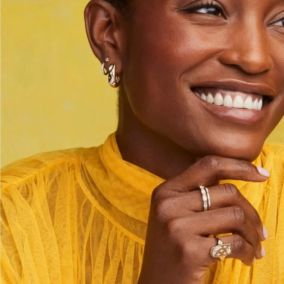 NEW💛 Kendra Scott Skye Celestial Gold Cocktail Ring size 6 - Picture 3 of 8